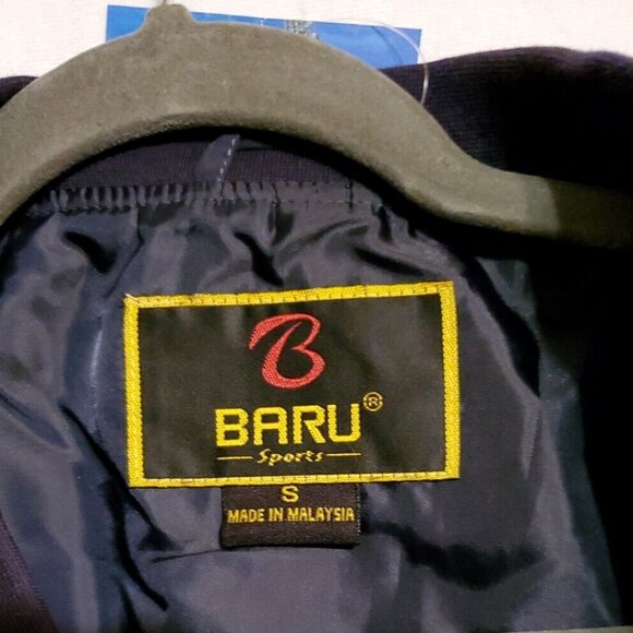 NWT Free Baru Sports Microfiber Golf Windshirt-Size SM-Navy-Polyester Blend - Picture 3 of 5